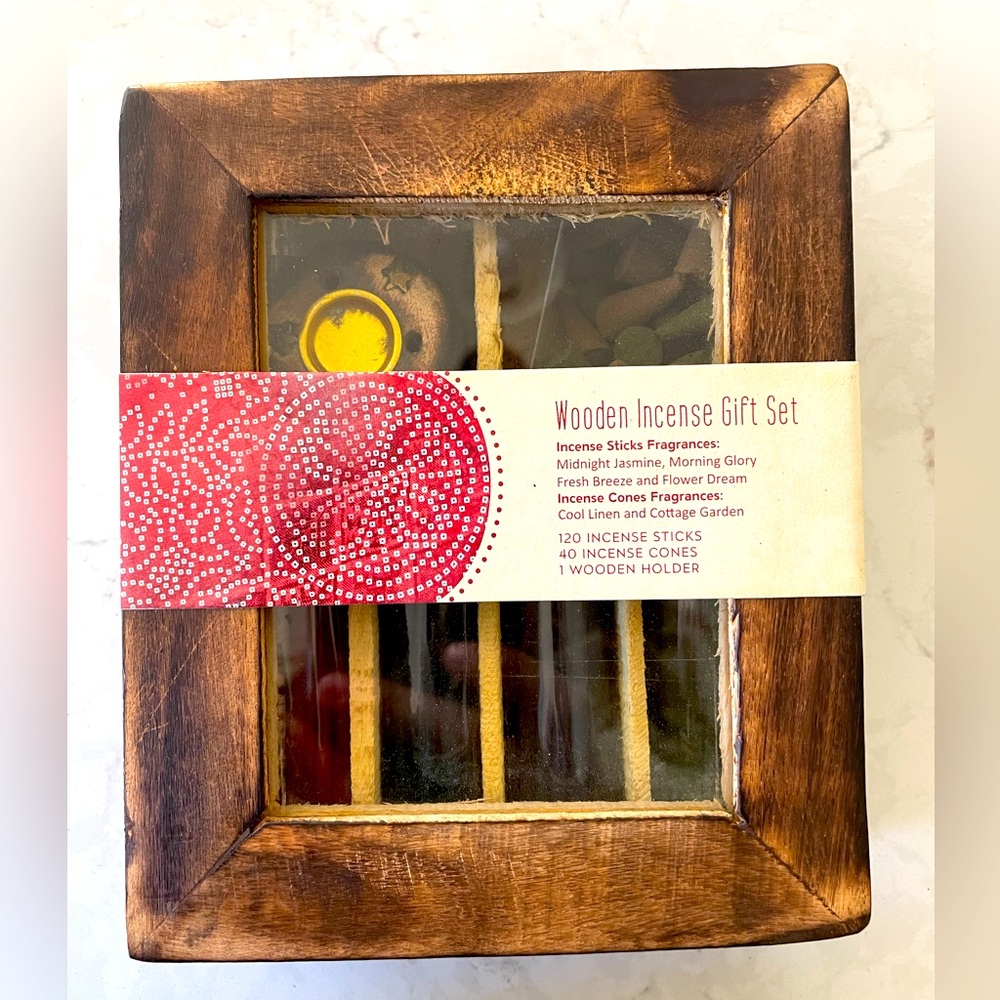 Wooden Incense Gift Set - Made in India